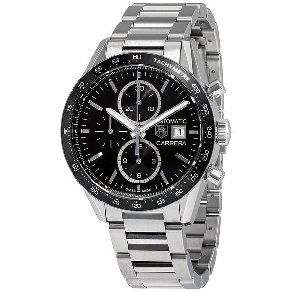 Tag Heuer Men's CV201AL.BA0723 Carrera Chronograph Automatic Stainless Steel Watch