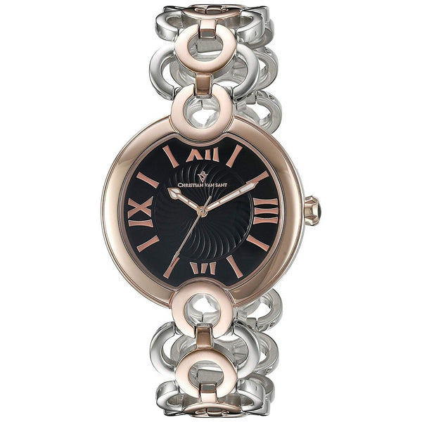 Christian Van Sant Women's CV2815 Twirl Two-Tone Stainless Steel Watch