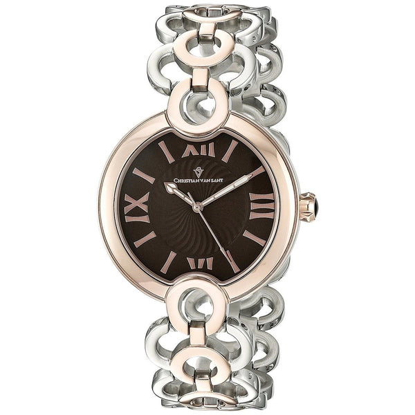 Christian Van Sant Women's CV2816 Twirl Two-Tone Stainless Steel Watch