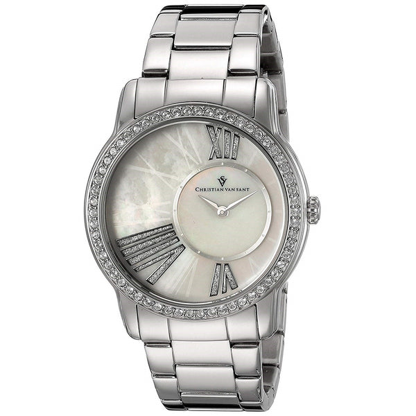 Christian Van Sant Women's CV3610 Exquisite Stainless Steel Watch