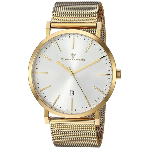 Christian Van Sant Men's CV4325 Paradigm Gold-Tone Stainless Steel Watch