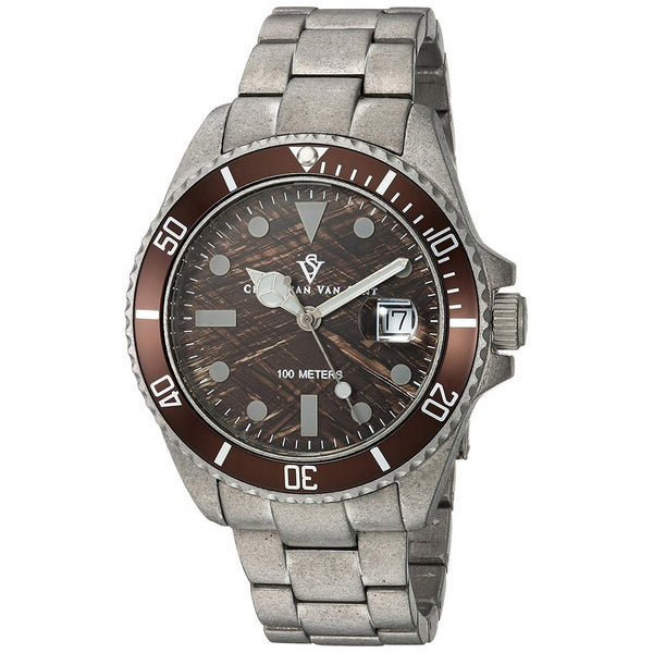 Christian Van Sant Men's CV5101B Montego Vintage Silicone Watch