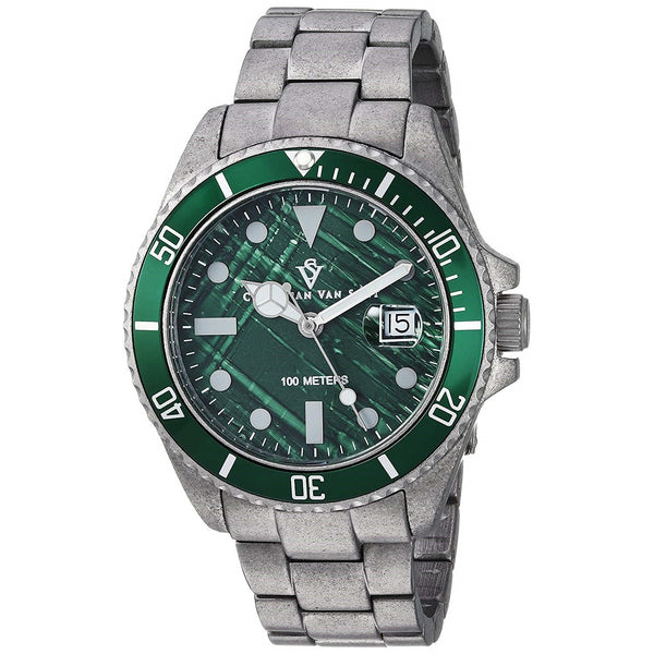 Christian Van Sant Men's CV5102B Montego Vintage Silicone Watch