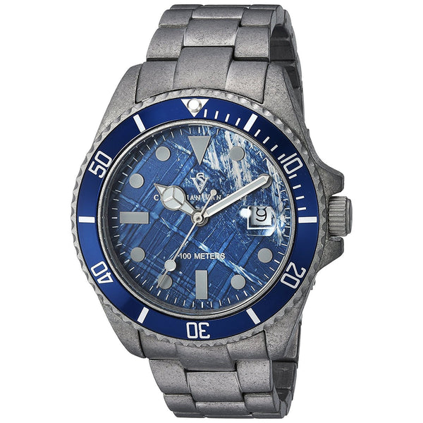 Christian Van Sant Men's CV5103B Montego Vintage Stainless Steel Watch