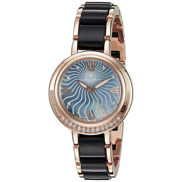 Christian Van Sant Women's CV7614 Eternelle Crystal Two-Tone Stainless Steel Watch