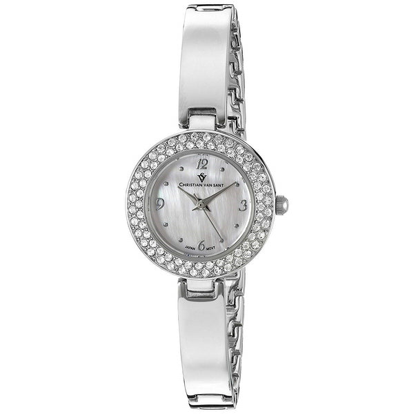 Christian Van Sant Women's CV8611 Palisades Dot Stainless Steel Watch