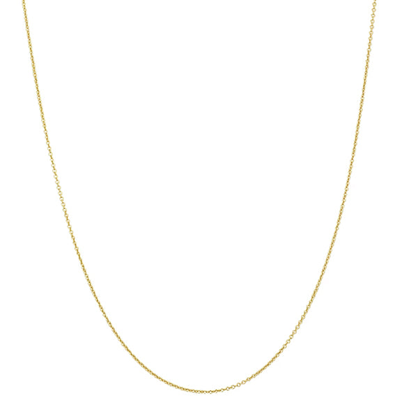 14K Yellow Gold Cable Chain Necklace
