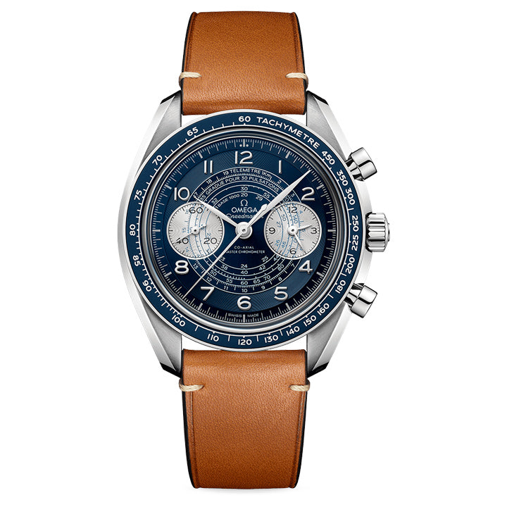 Omega Speedmaster Chronoscope on Brown Leather Strap - 329.32.43.51.03.001