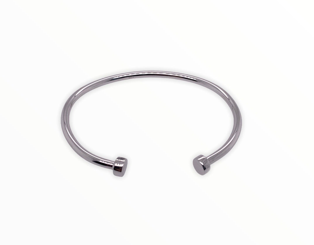 Solid Sterling Silver Bangle Bracelet