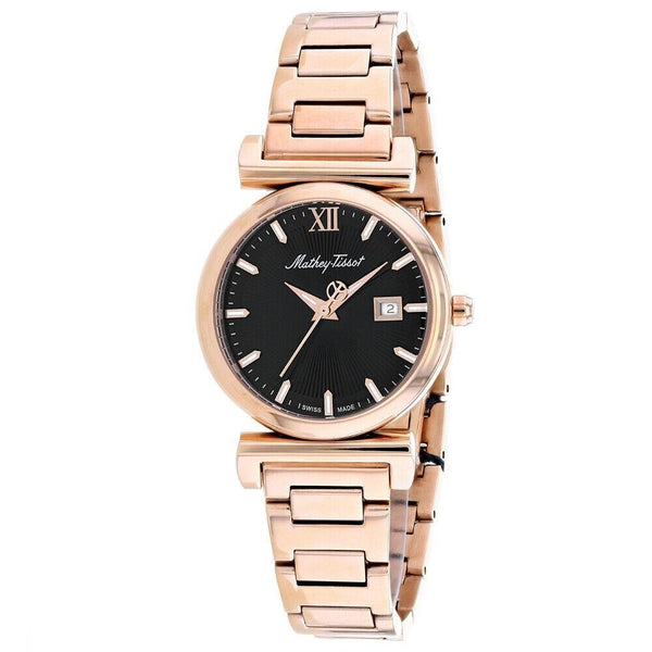 Mathey-Tissot Women's D410PN Elegance Rose Gold-Tone Stainless Steel Watch