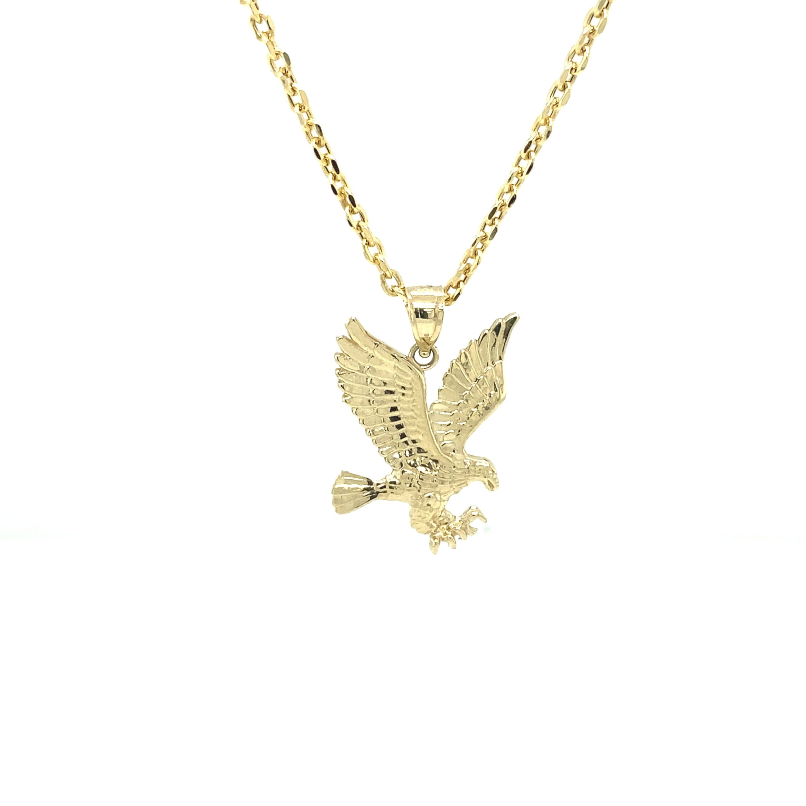 10K EAGLE PENDANT