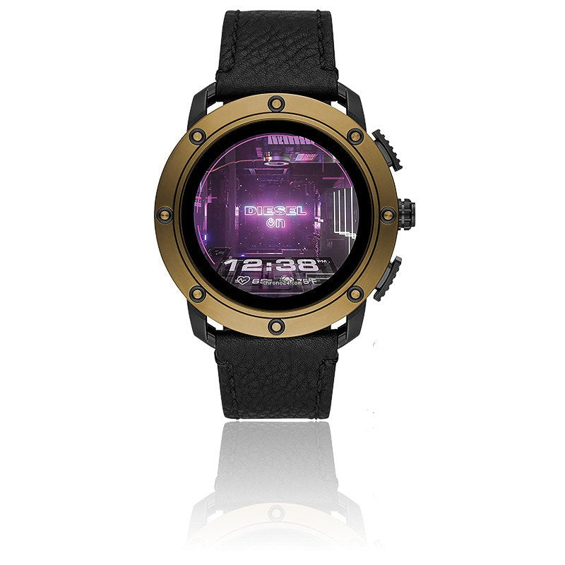 AXIAL SMARTWATCH BLACK/GOLD LEATHER