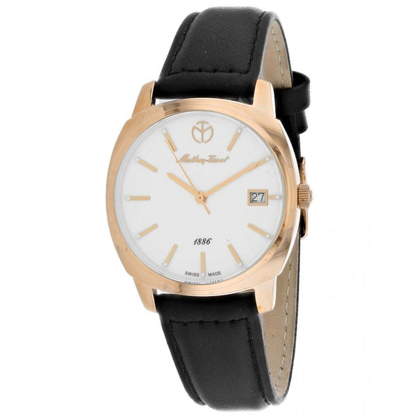 Mathey-Tissot Women's D6940PI Smart Black Leather Watch