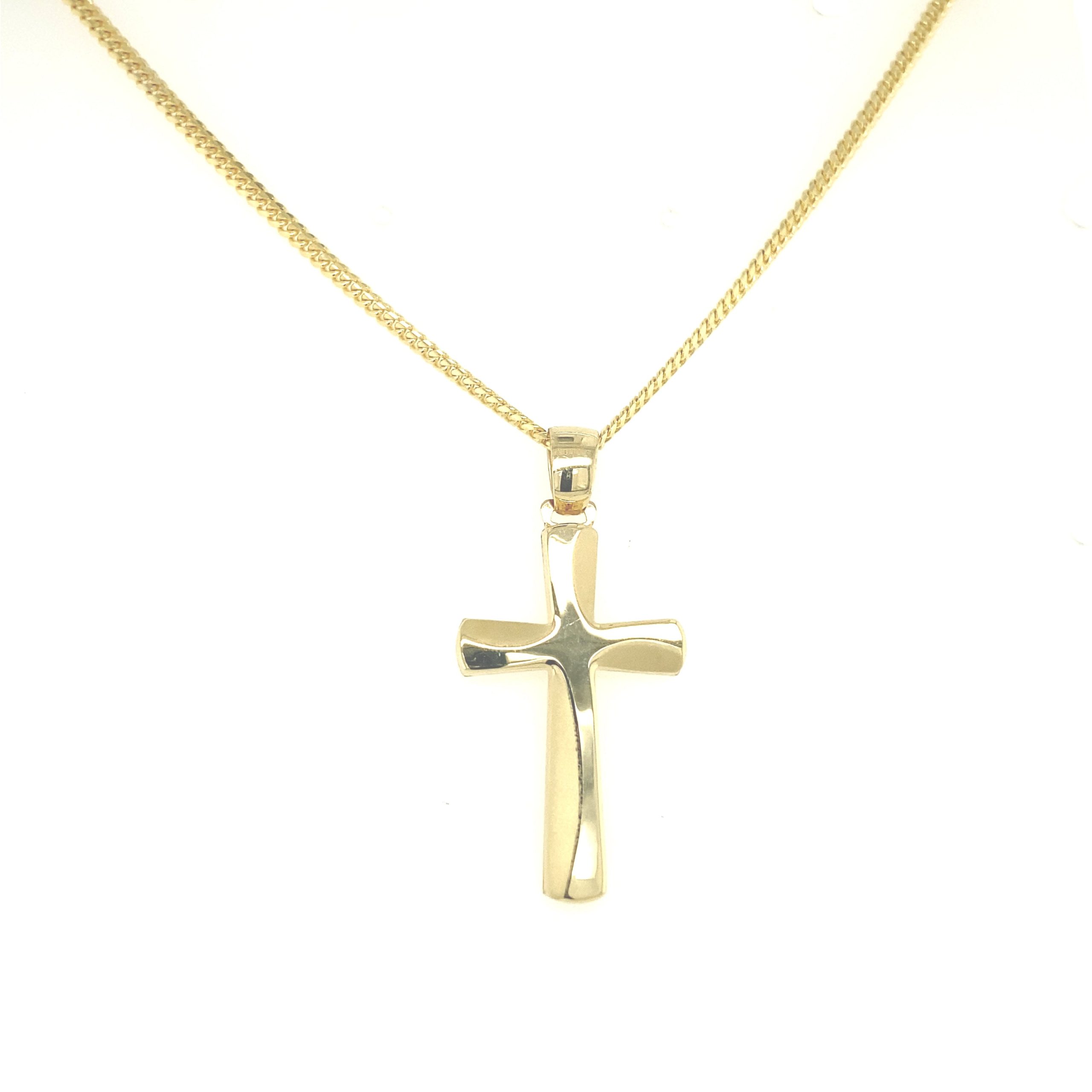14K Cross with Design Matte
