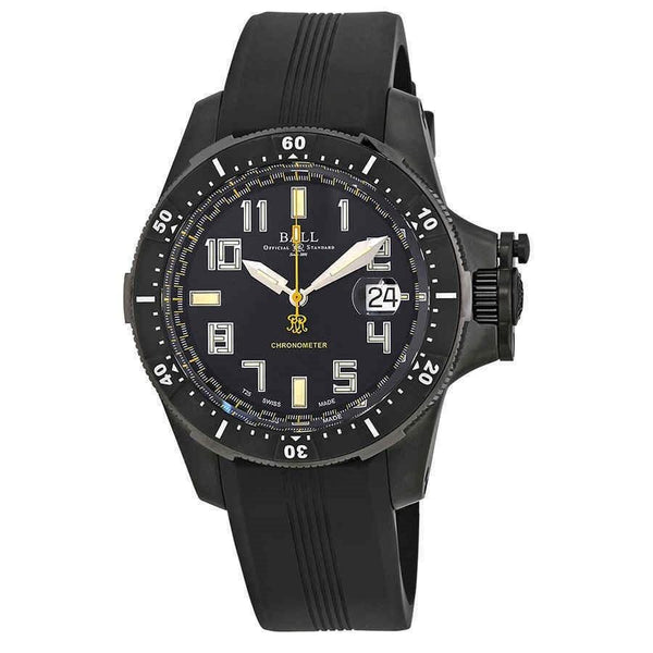 Ball Men's DM2176AP1CAJBK Engineer Hydrocarbon Black Rubber Watch