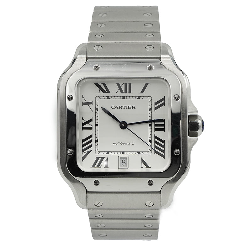 SOLD - 9/13/24 - - Cartier Santos De Cartier Large WSSA0018 40mm 2022 w. Strap B&P