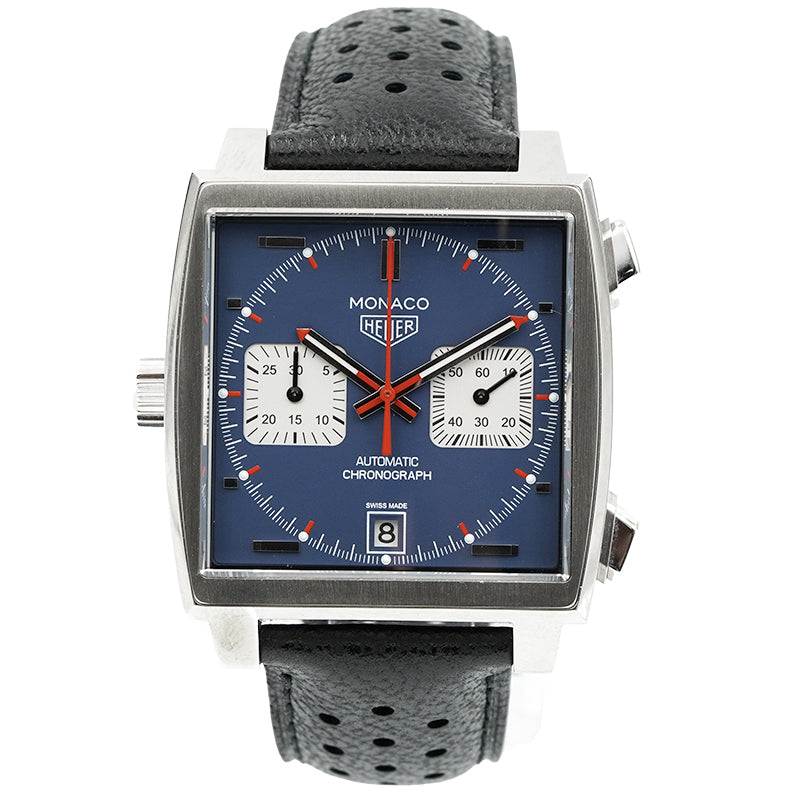 SOLD - 12/02 /23 - TAG Heuer "Heuer" Monaco CAW211P.FC6356 Steve McQueen Calibre 11 39mm B&P