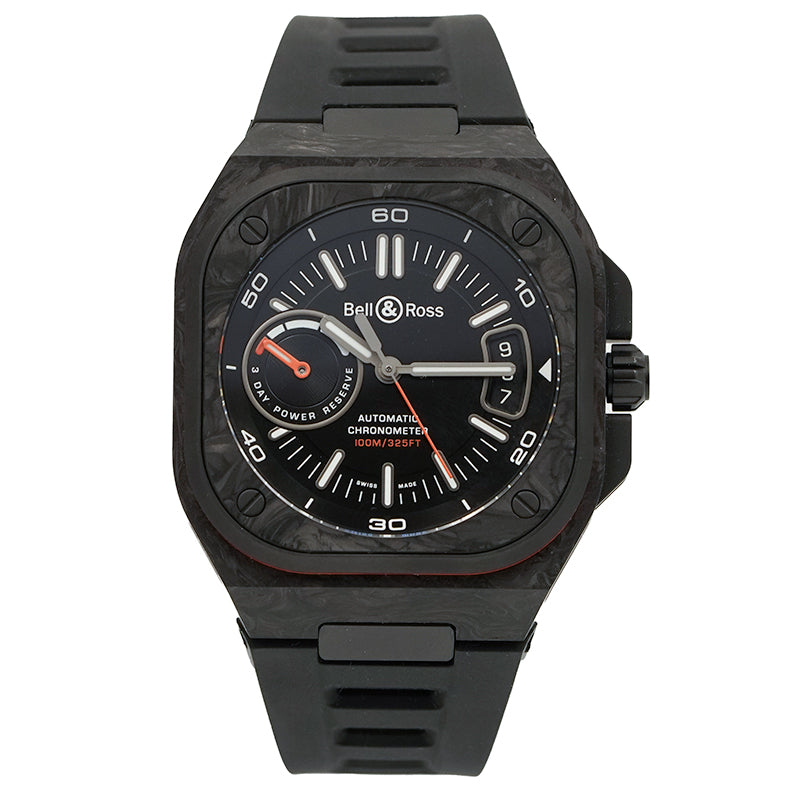 SOLD - 9/10/24 - Bell & Ross BRX5 Carbon Orange Limited Edition B&P 2023 BRX5-BO-TC/SRB