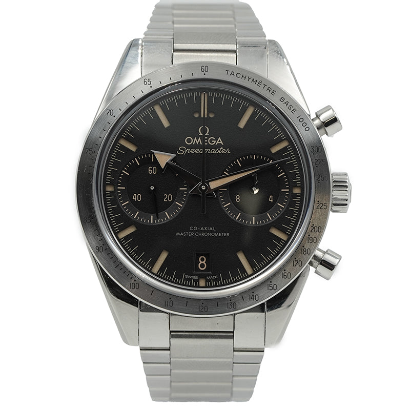 SOLD - 5/13/25 - Omega Speedmaster '57 Heritage Black Dial 332.10.41.51.01.001 40.5mm B&P