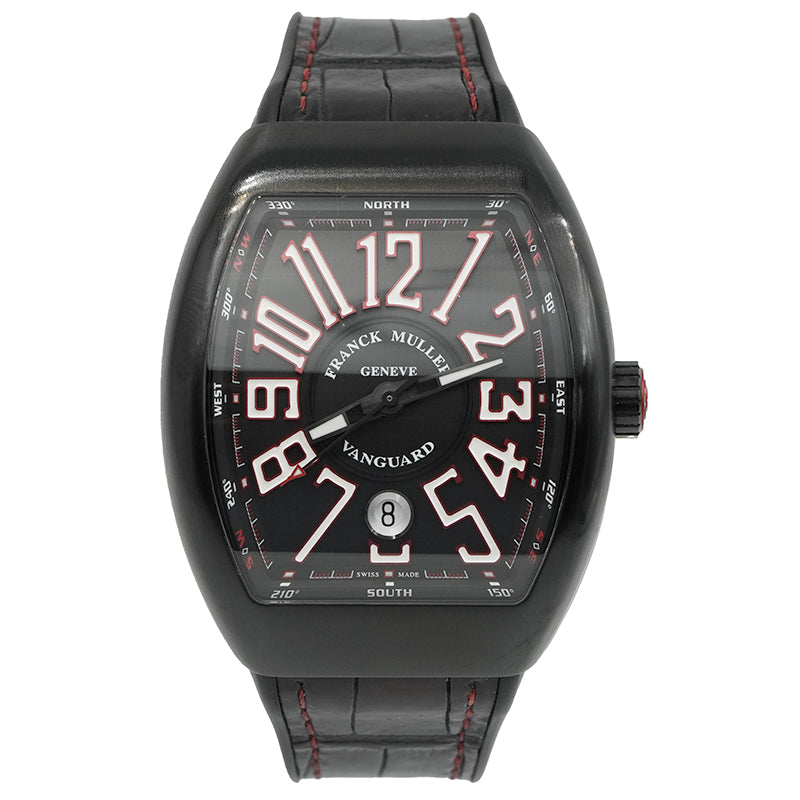 SOLD - 10/24/24 - Franck Muller Vanguard 41mm Black Titanium B&P 2018 V41SCDT