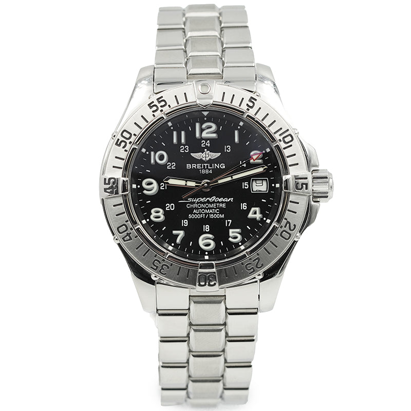 SOLD - 9/17/24 - Breitling Superocean Steelfish 42mm A1736011/B639 B&P 2005
