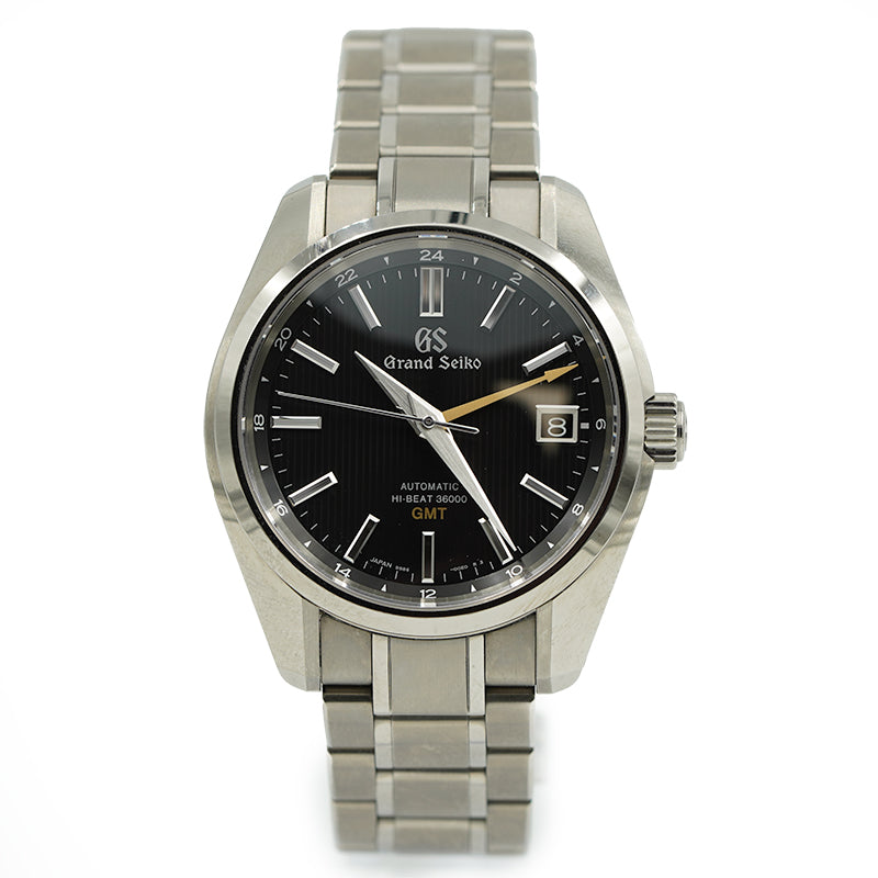 SOLD - 7/12/24 - Grand Seiko SBGJ213 Heritage Hi-Beat GMT Titanium B&P 2023