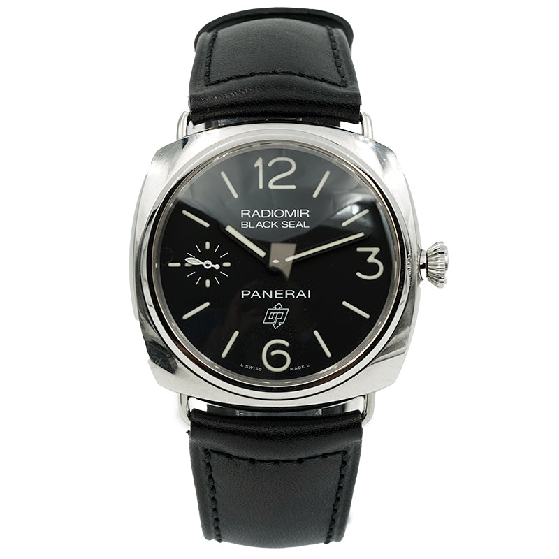 SOLD - 5/2/24 - Panerai Radiomir Black Seal PAM00380 45mm B&P 2017 w. Extra Strap