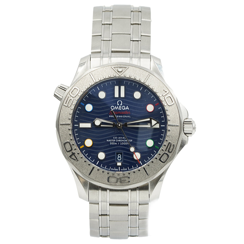 SOLD - 7/10/24 - Omega Seamaster Pro Diver 300 Beijing 2022 w. Box 522.30.42.20.03.001