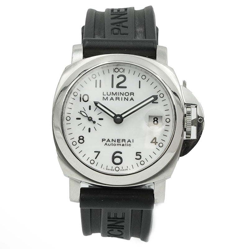 SOLD - 3/22/25 - Panerai Luminor Marina PAM00049 White Dial 40mm Box & Book 2007 OP6690