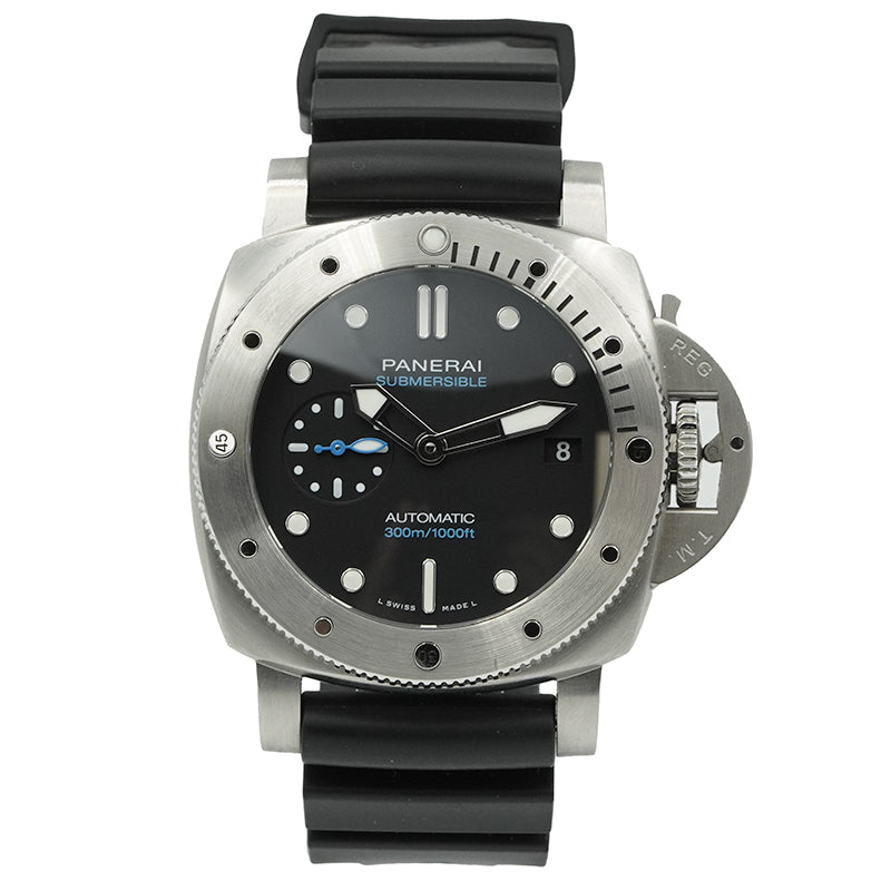 SOLD - 11/23/24 - Panerai Submersible PAM02973 42mm Stainless Steel B&P 2022
