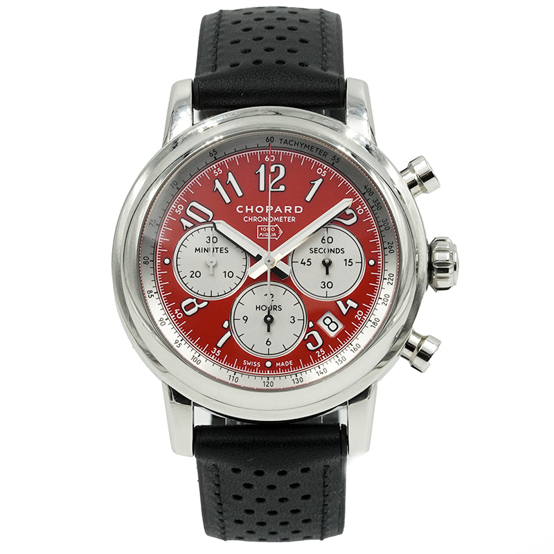 SOLD - 11/18/24 - Chopard Mille Miglia Rosso Corsa Red 168589-3008 Limited Edition B&P 2021