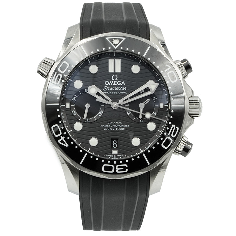 SOLD - 4/21/25 - Omega Seamaster Diver 300 Chronograph 210.32.44.51.01.001 Black Dial B&P 2023