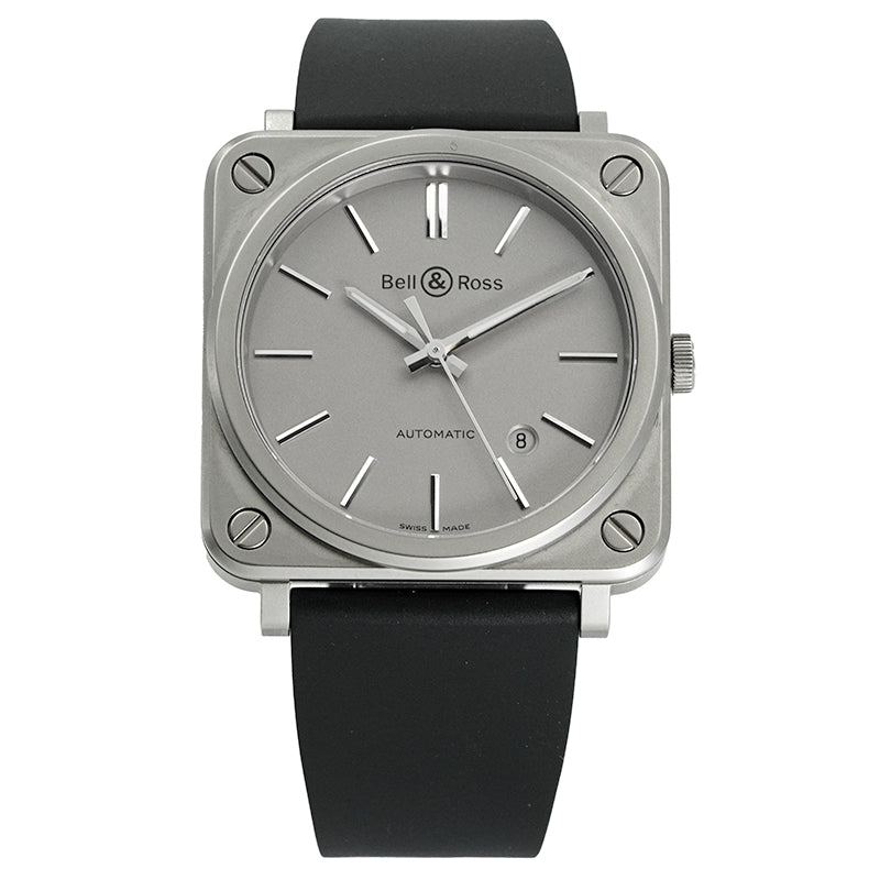 SOLD - 1/31/25 - Bell & Ross BR S-92 Silver Dial Box and Card 39mm 2022
