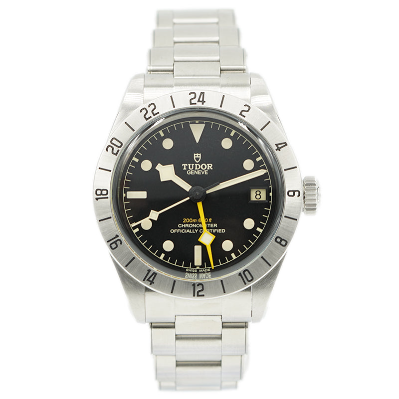 SOLD- 03-03-23 - Tudor Black Bay Pro GMT B&P '22 M79470 39mm Riveted Steel Bracelet