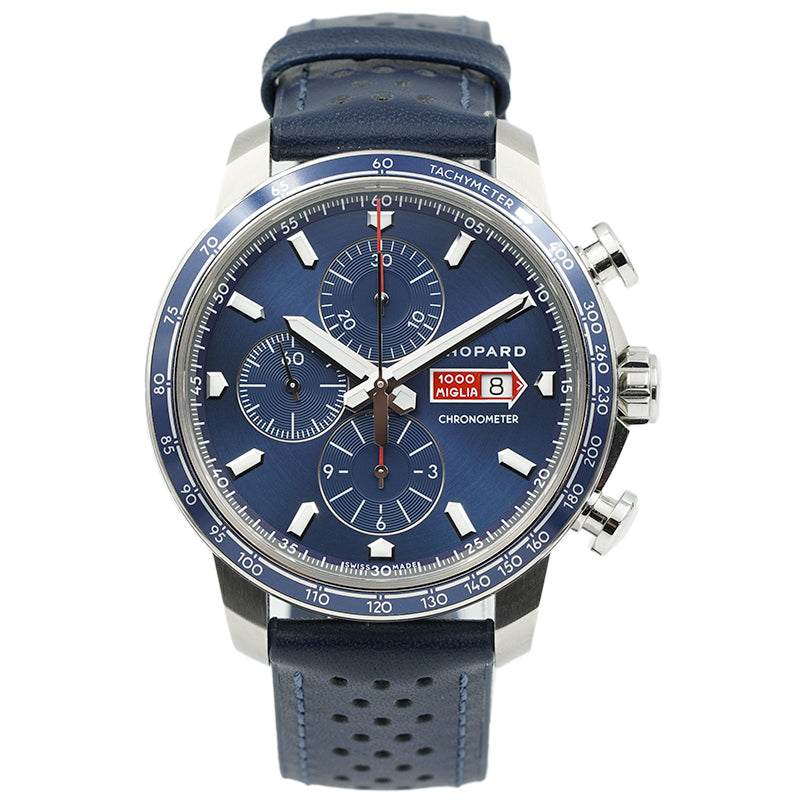 SOLD - Chopard Mille Miglia GTS Azzurro Chronograph Limited Edition 168571-3007