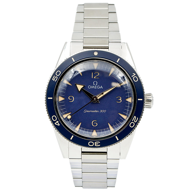 SOLD - Omega Seamaster 300 Heritage '57 Blue Dial 234.30.41.21.03.001 B&P 2023