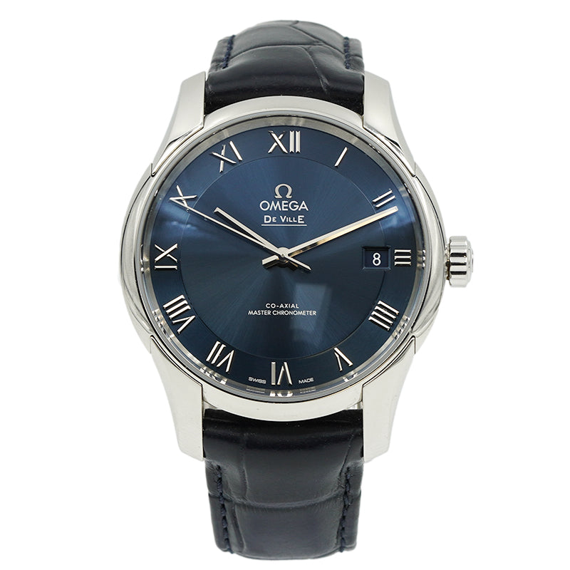 SOLD - 5/2/24 - Omega De Ville Hour Vision 433.13.41.21.03.001 Blue Dial Stainless Steel 41mm