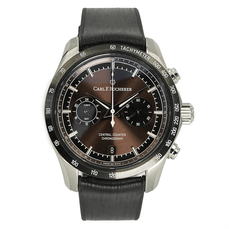 SOLD - 4/15/25 - Carl F. Bucherer Manero Brown Central Counter Chrono 00.10923.08.93.01