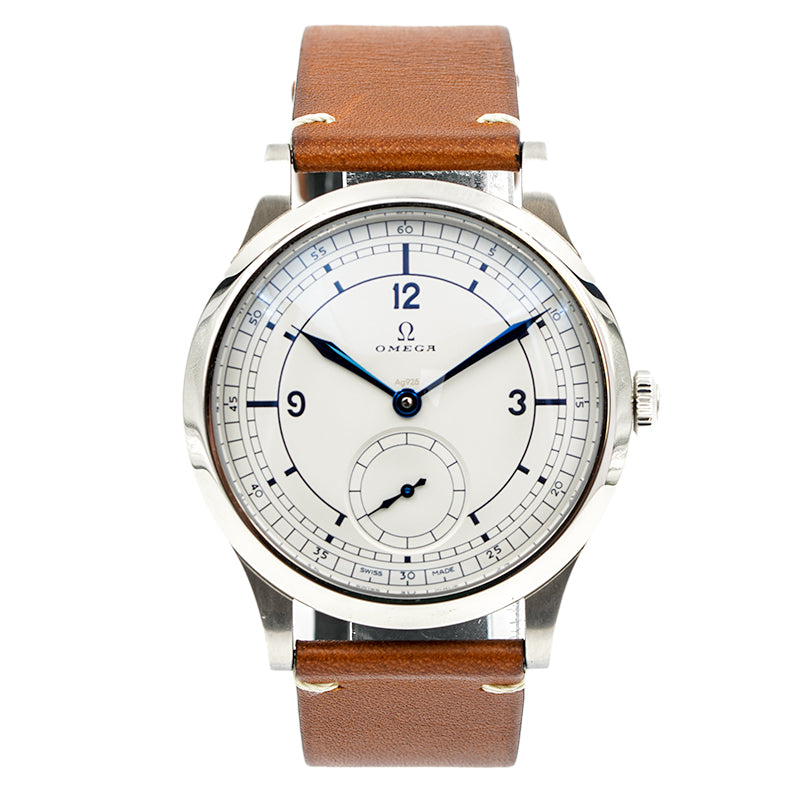 SOLD - Omega Specialties CK859 Silver Dial 511.12.39.21.99.002 B&P COSC 39mm