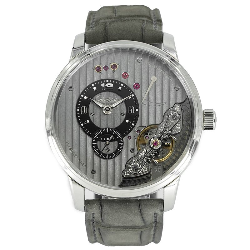 SOLD - 6/23/25 - Glashutte Original PanoInverse 1-66-06-04-22-62 Mechanical 42mm B&P 2025