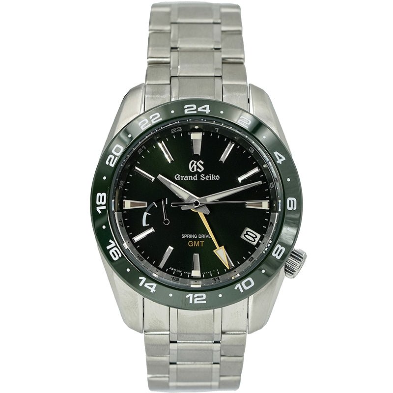 SOLD - 5/18/25 - Grand Seiko SBGE257 Spring Drive GMT Green B&P '21