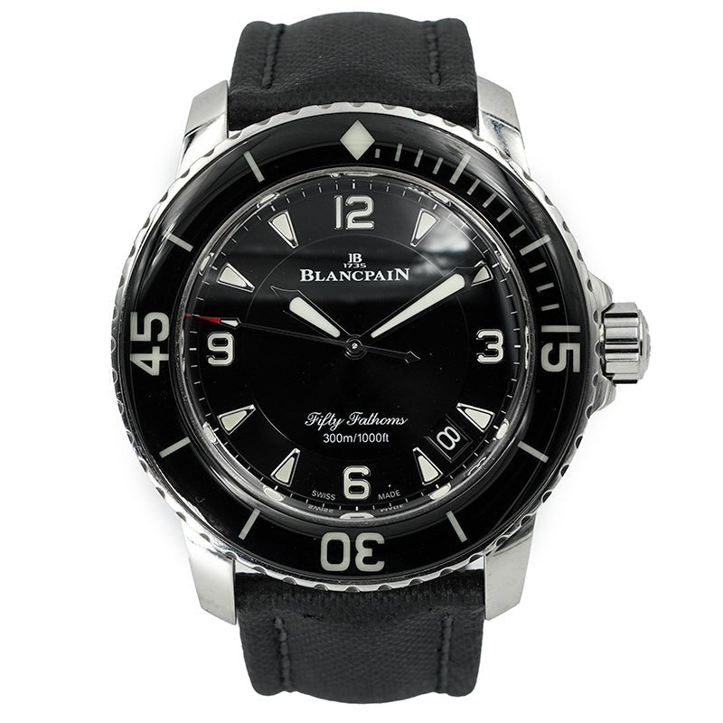 SOLD - 5/2/25 - Blancpain Fifty Fathoms 5015-1130-52B Box & Book Circa 2020