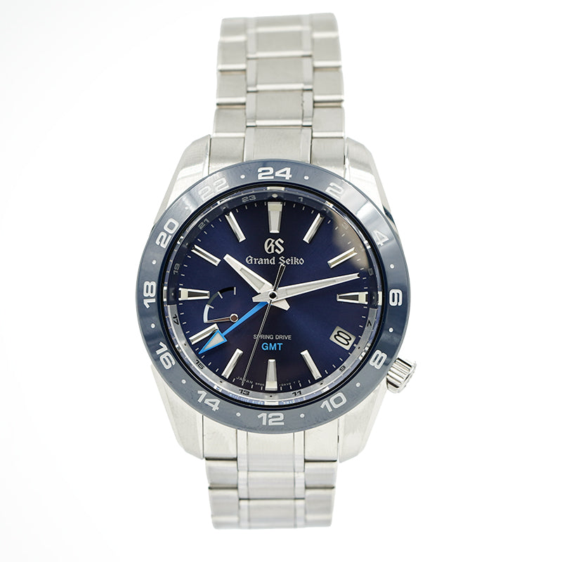 SOLD - 9/27/23 - Grand Seiko SBGE255 GMT Spring Drive Blue B&P '20
