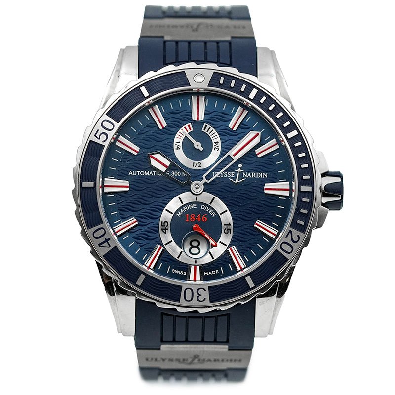 SOLD - 6/15/25 - Ulysse Nardin Maxi Marine 236-10 Stainless Steel Dive Watch 44mm w/ Box