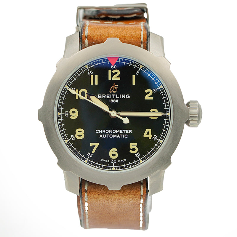SOLD - 11/23/23 - Breitling Aviator Super 8 B20 Automatic 46mm Green Dial - EB2040101L1X1