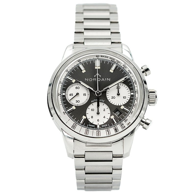 SOLD - 8/12/25 - Norqain Freedom 60 Chronograph Anthracite Dial 40mm B&P 2022 N2201S22C