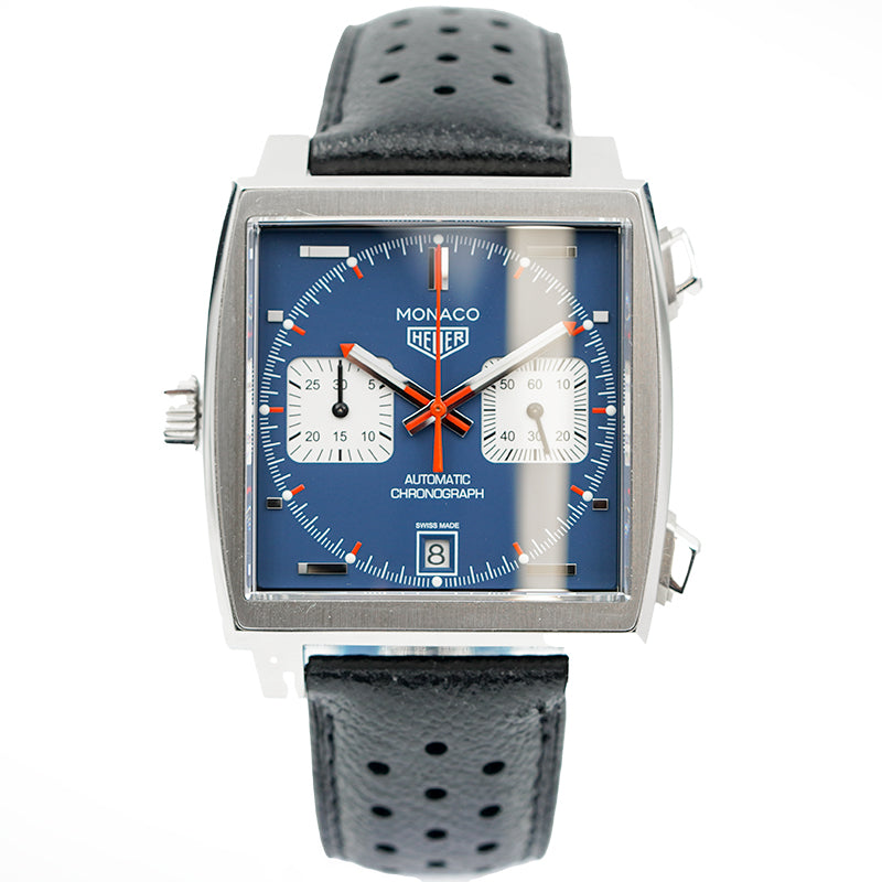 SOLD - 11/06/23 - TAG Heuer "Heuer" Monaco CAW211P.FC6356 Steve McQueen Calibre 11 39mm 2023