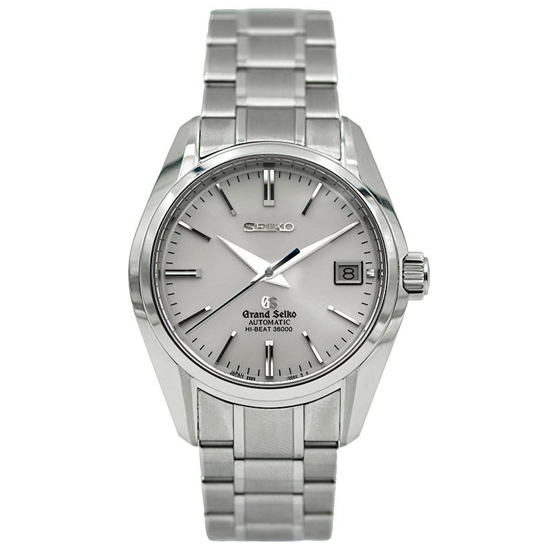 Seiko Grand Seiko SBGH001 Hi-Beat Silver Dial B&P 2017