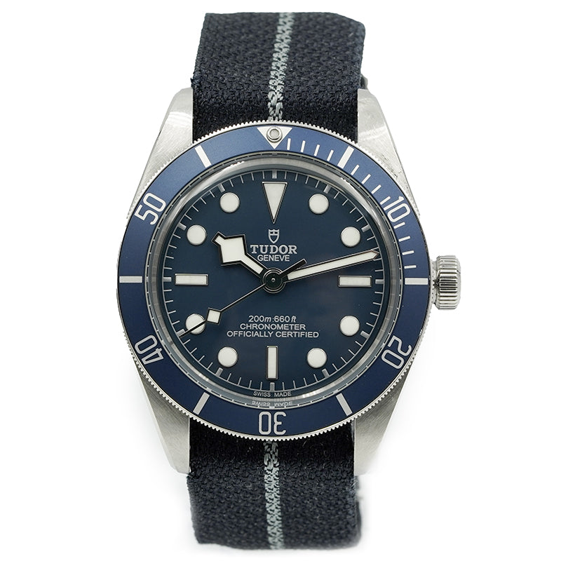 SOLD - 8/5/24 - Tudor Black Bay Blue Fifty-Eight M79030B B&P 2021 on NATO