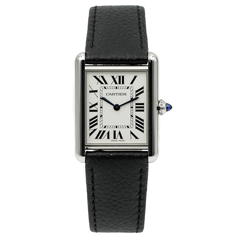 SOLD - 8/6/25 - Cartier Tank Must Watch Large WSTA0041 Quartz Stainless Steel B&P